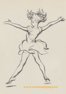 Image: girl leaping - JH Dowd, Serious Business, London 1938, p. 88