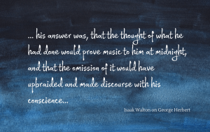 Quotation - Isaak Walton on George Herbert