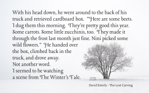 Quotation - David Esterly - The Lost Carving