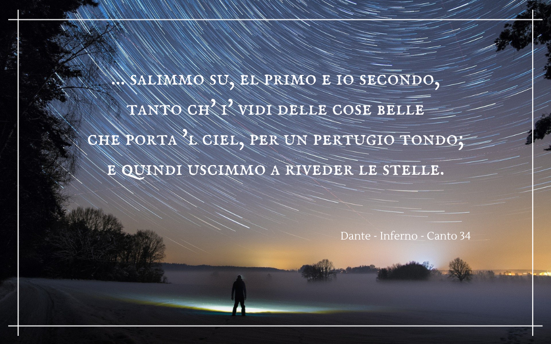 Quotation - Dante - Divine Comedy / Divina Commedia - Inferno Canto 34 - Italian text