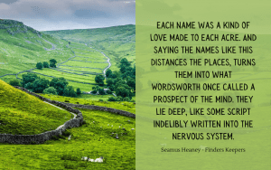 Quotation - Seamus Heaney - Finders Keepers