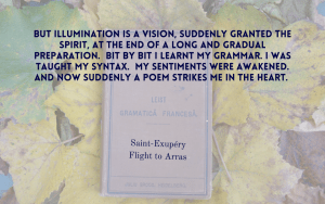 Quotation - Saint-Exupery - Flight to Arras